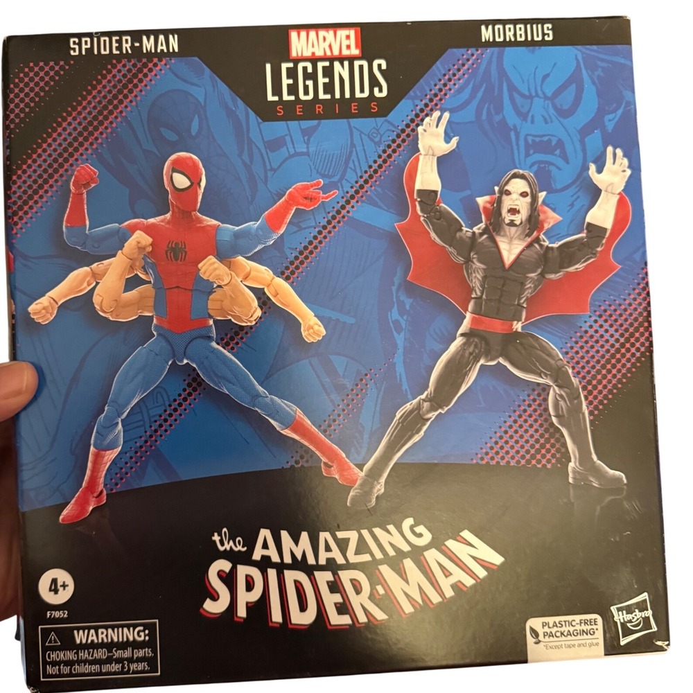 Marvel Legends Series 6 Six Arm Spider-Man Morbius 2-Pack Walmart Exclusive, New